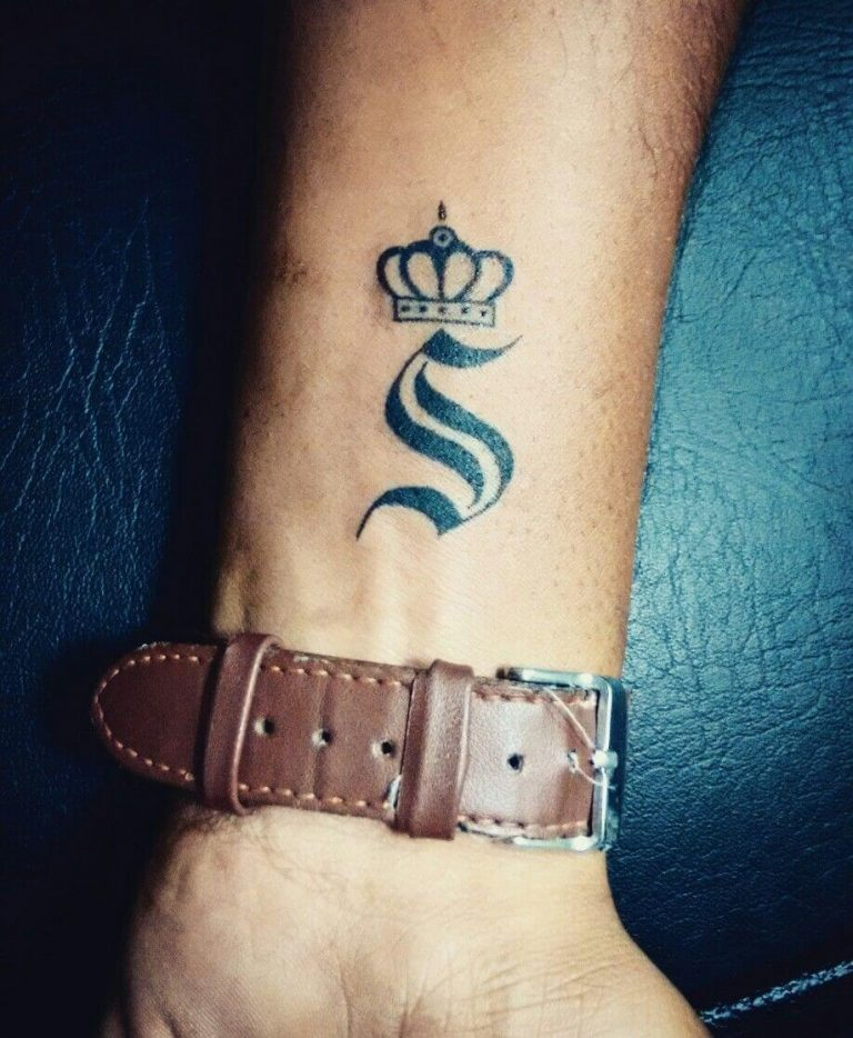 S Letter Tattoo Designs 4