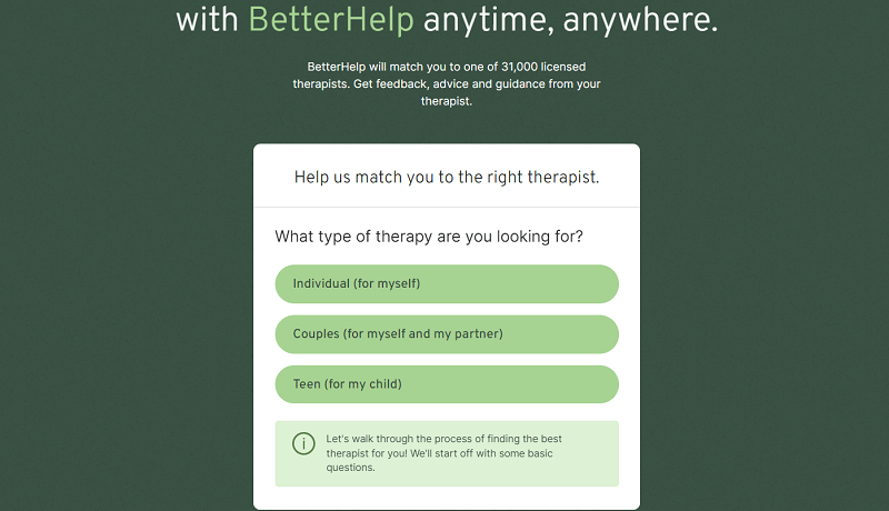 Start With Betterhelp