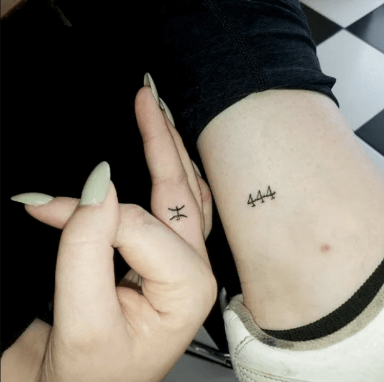 444 444tattoo angelnumbers fyp tattooideas tattootiktok butterf  444  Tattoos Ideas  TikTok