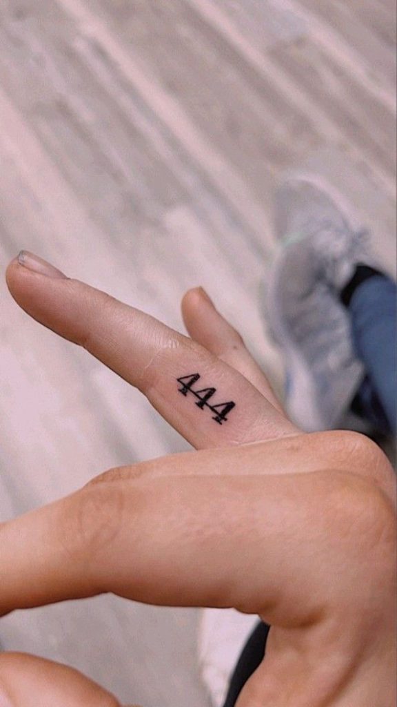 Best 444 Tattoo Ideas With Spiritual Meanings 2023 Version  Saved Tattoo