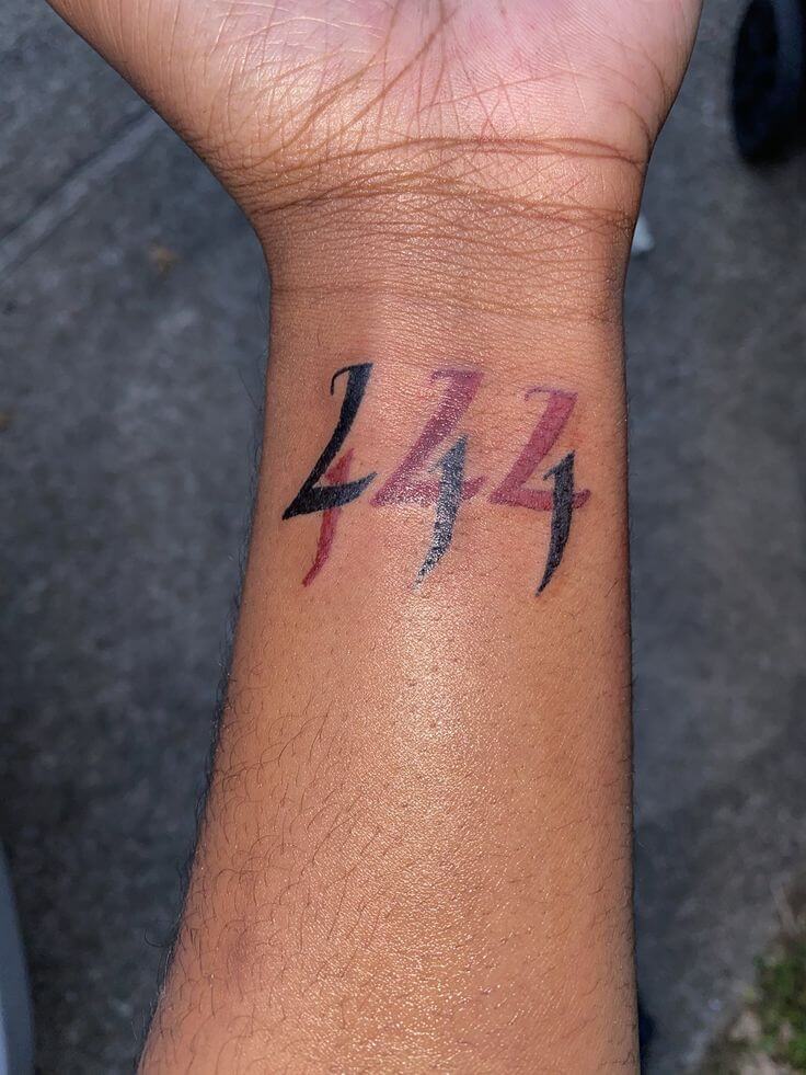 444 tattoo ideas on arm