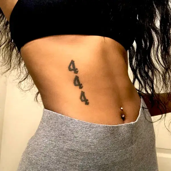 444-tattoo-on-side-belly