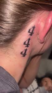 444 tattoo